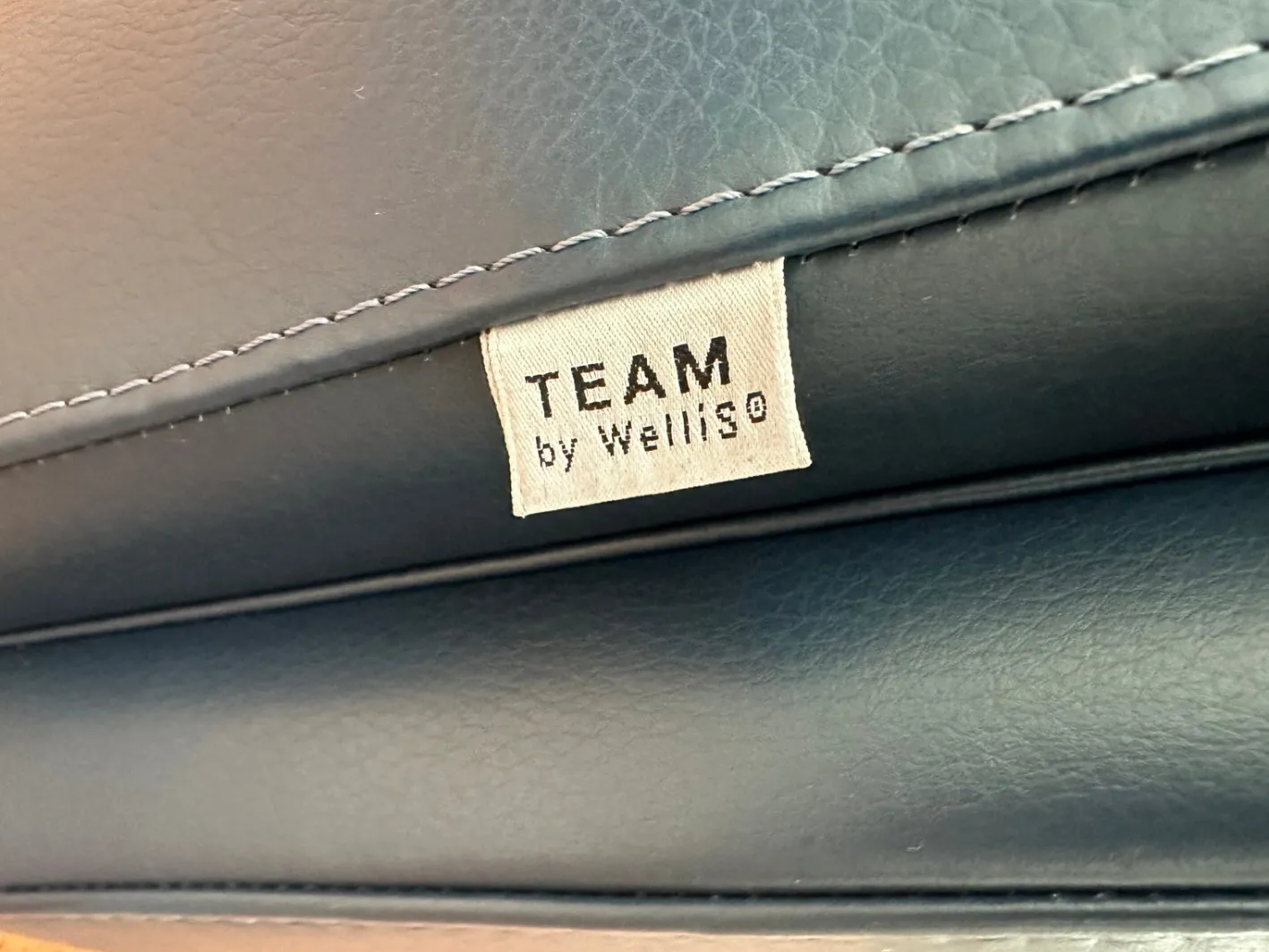 Team Ledersessel von Wellis, 1980er, 2er Set