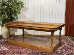 19th Century English Trades Table in Fir Wood