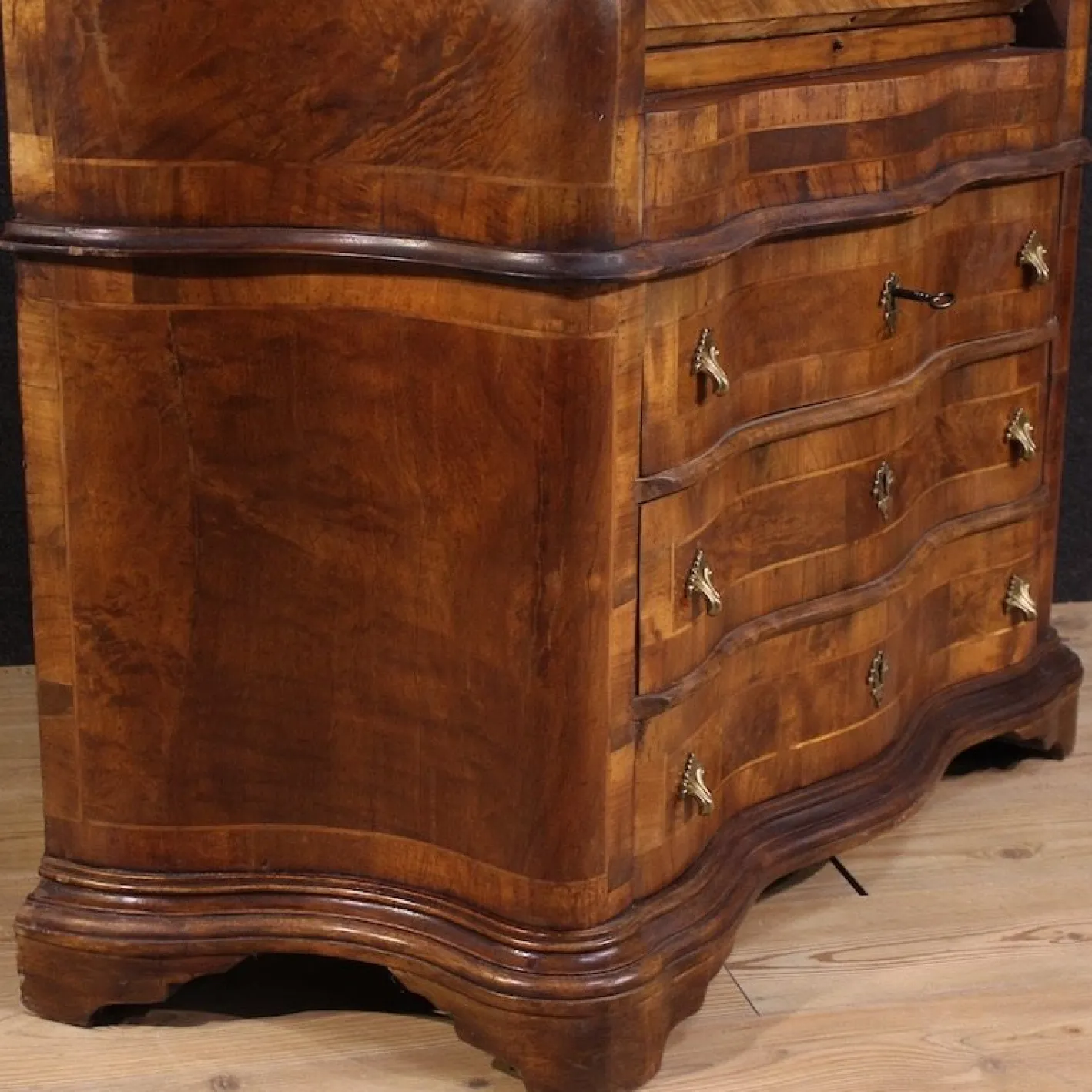 20th Century Inlaid Italian Bureau, 1960