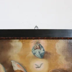 The Annunciation, 17. Jh., Ölgemälde auf Leinwand, gerahmt
