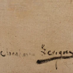 Théodore Lévigne, Porträts mit Jagdhunden, 19. Jh., Ölgemälde auf Leinwand, gerahmt