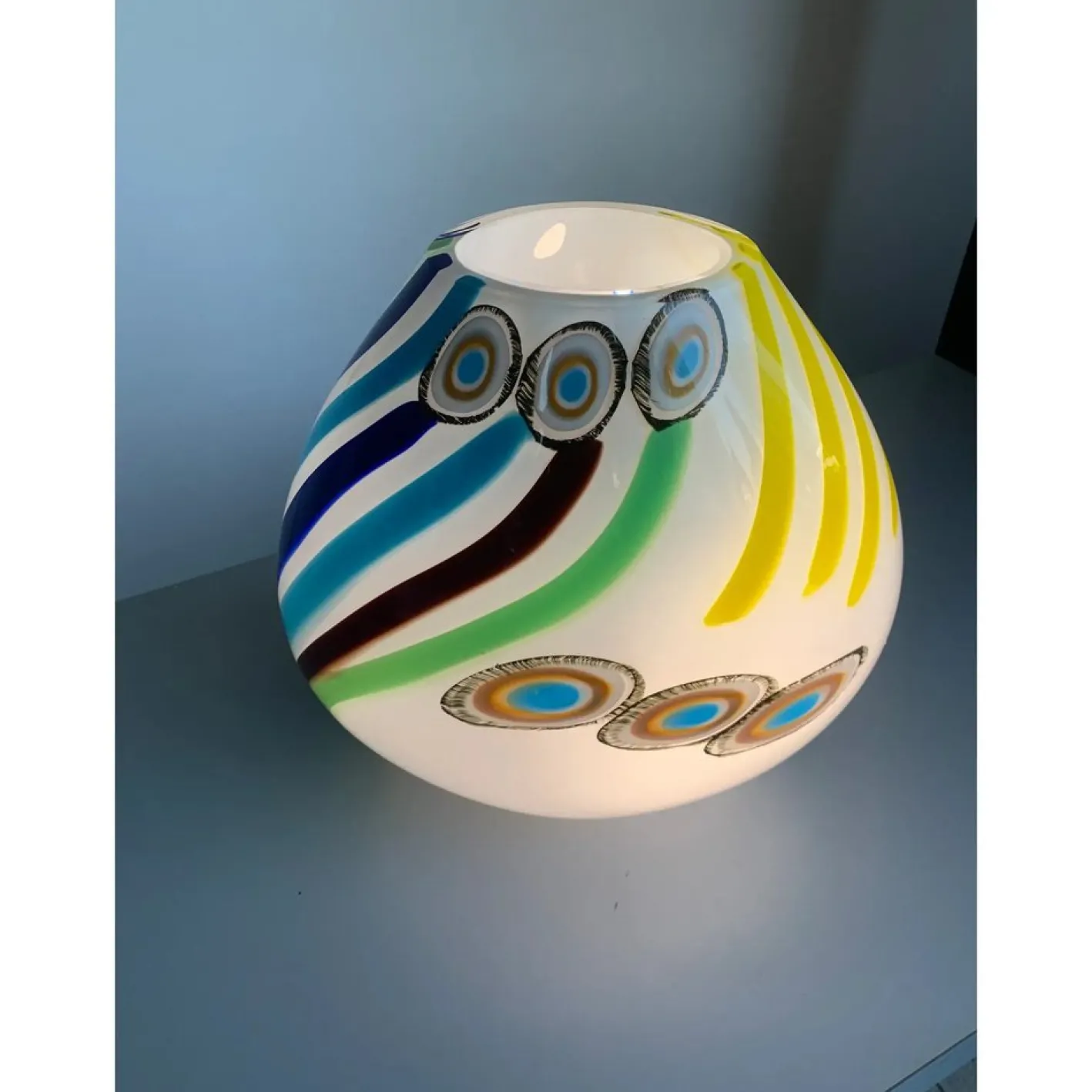Tischlampe aus Muranoglas von Simoeng