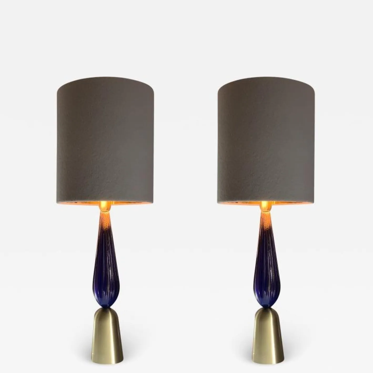 Tischlampen aus Muranoglas von Simoeng, 2er Set
