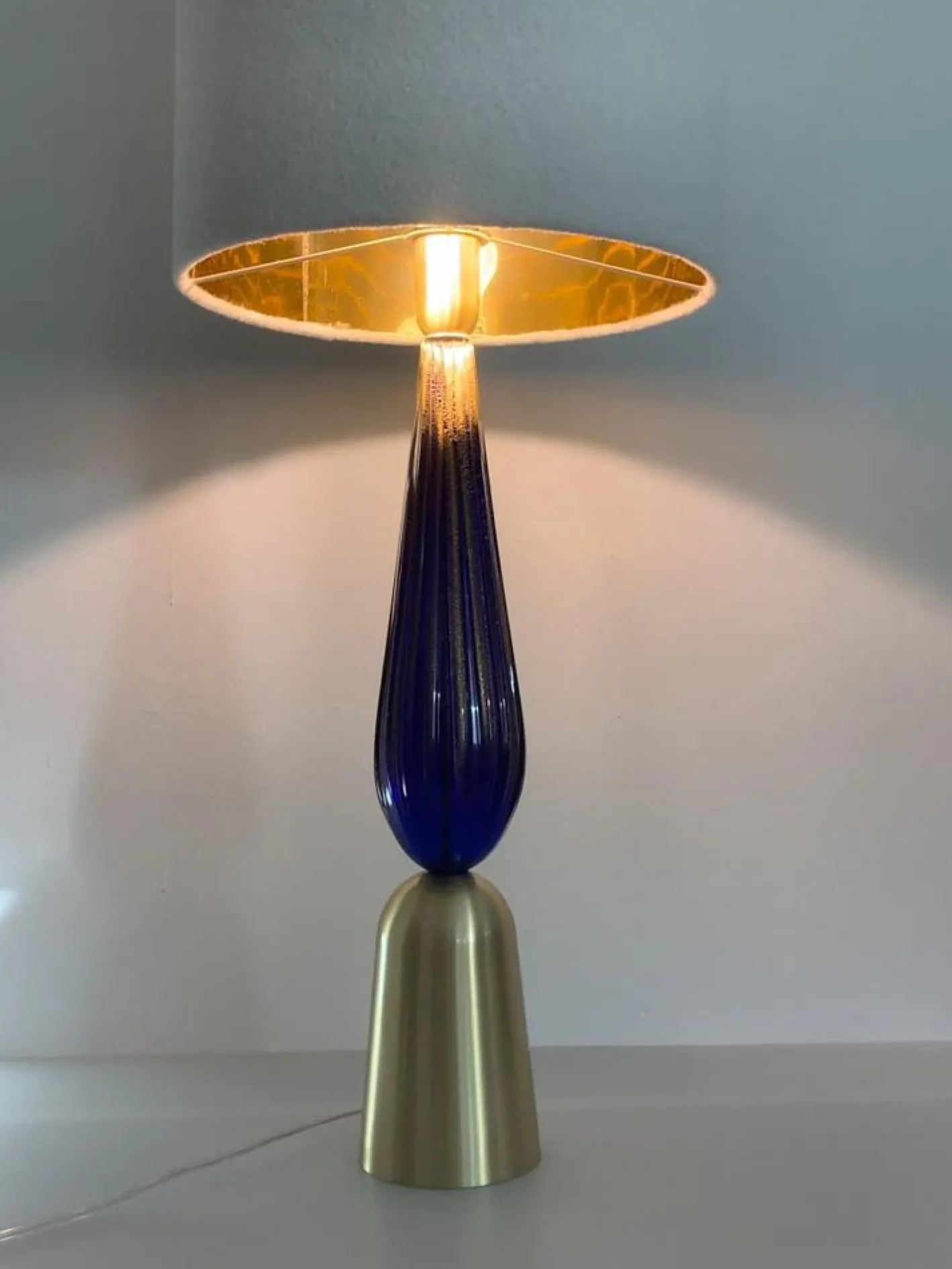Tischlampen aus Muranoglas von Simoeng, 2er Set