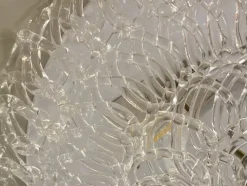 Transparente Filigrane Einbauleuchte aus Muranoglas von Simoeng