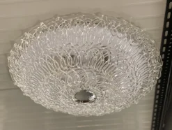 Transparente Filigrane Einbauleuchte aus Muranoglas von Simoeng