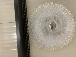 Transparente Filigrane Einbauleuchte aus Muranoglas von Simoeng