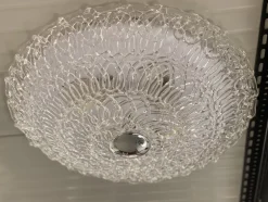 Transparente Filigrane Einbauleuchte aus Muranoglas von Simoeng