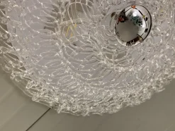 Transparente Filigrane Einbauleuchte aus Muranoglas von Simoeng