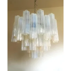 Tronchi Kronleuchter aus Opalglas im Murano Stil von Simoeng für Simoeng