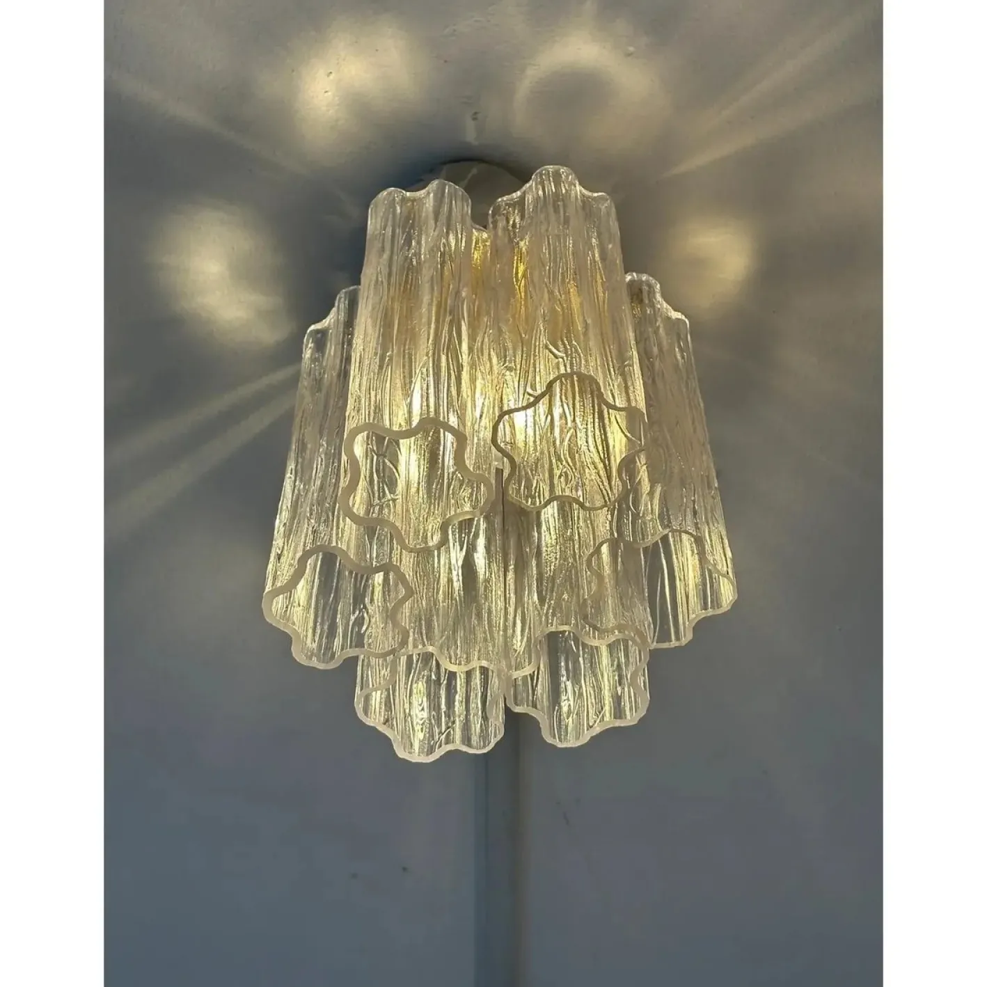 Tronchi Murano Glas Deckenlampe von Simoeng