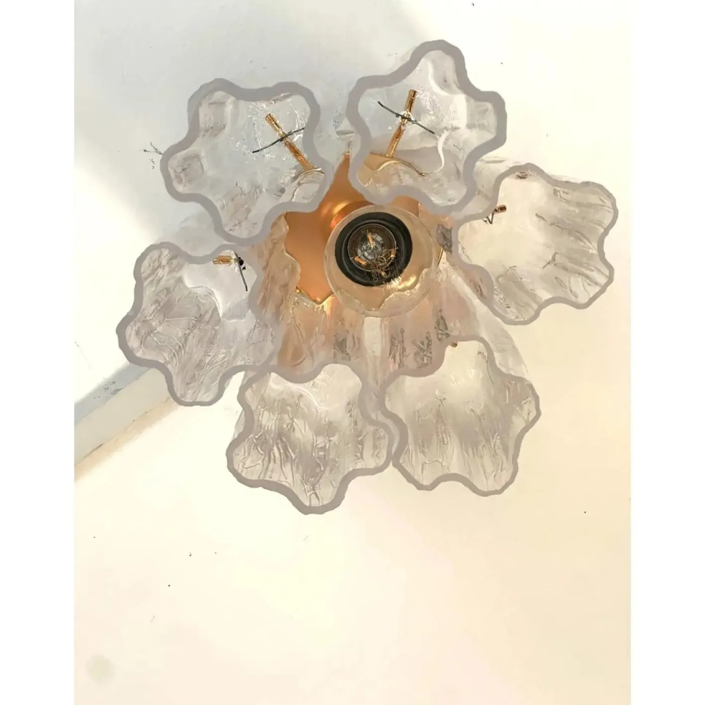 Tronchi Murano Glas Deckenlampe von Simoeng