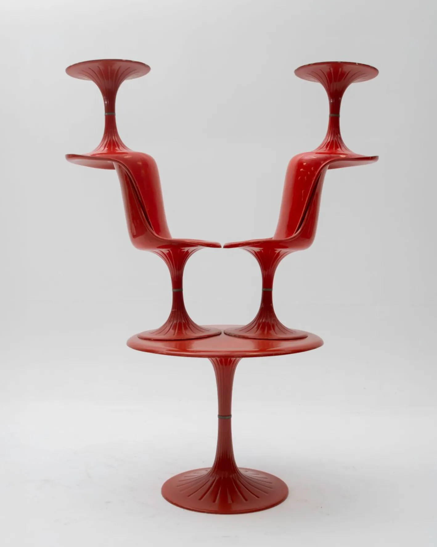 Tulip Esszimmer Set, 1960er, 5er Set