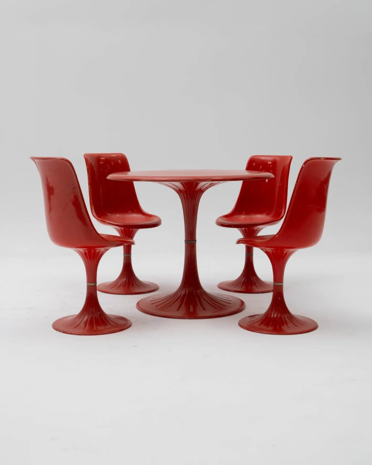 Tulip Esszimmer Set, 1960er, 5er Set