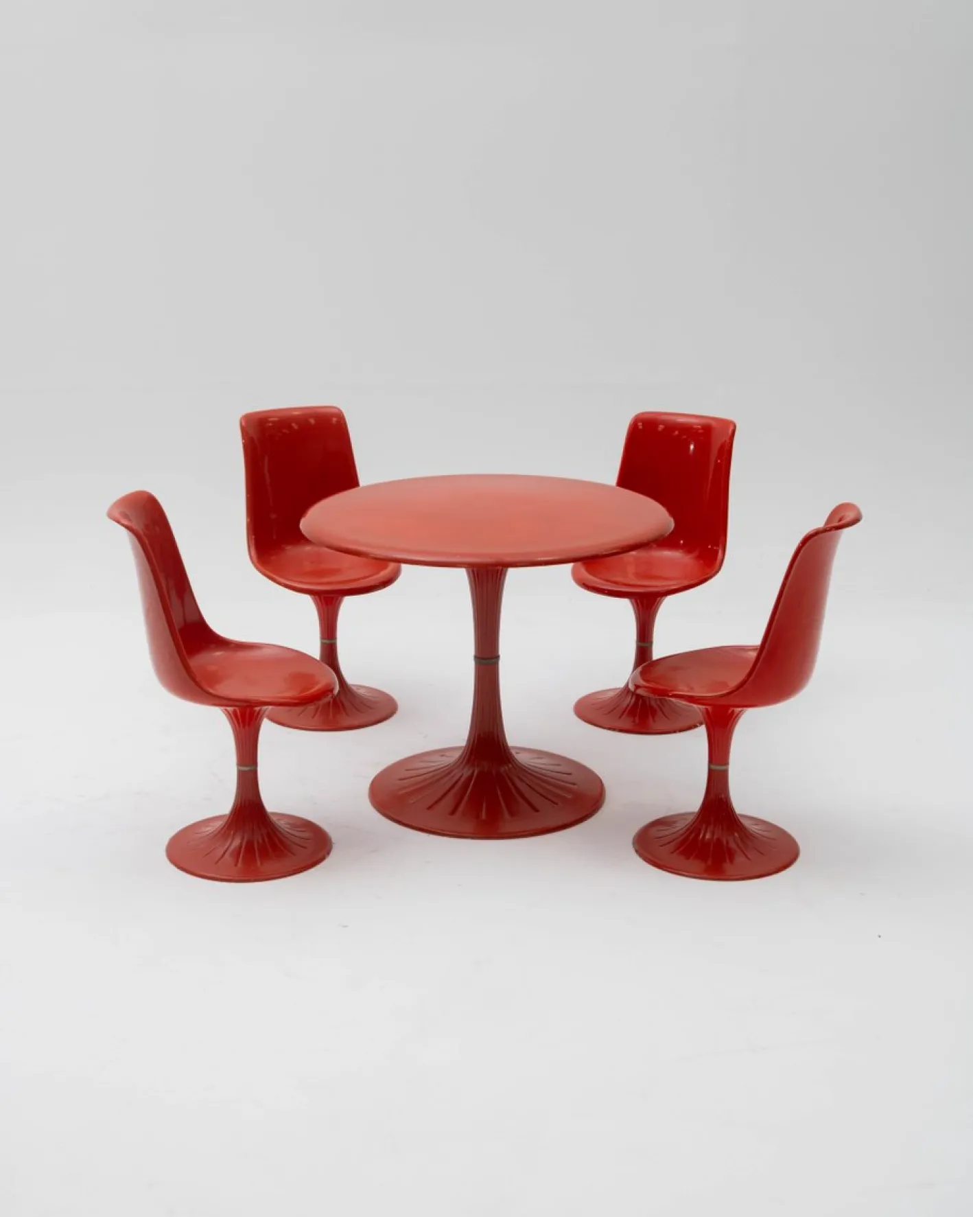 Tulip Esszimmer Set, 1960er, 5er Set