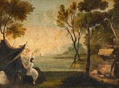 Unknown, Portrait einer Frau, 1800er, Öl auf Leinwand