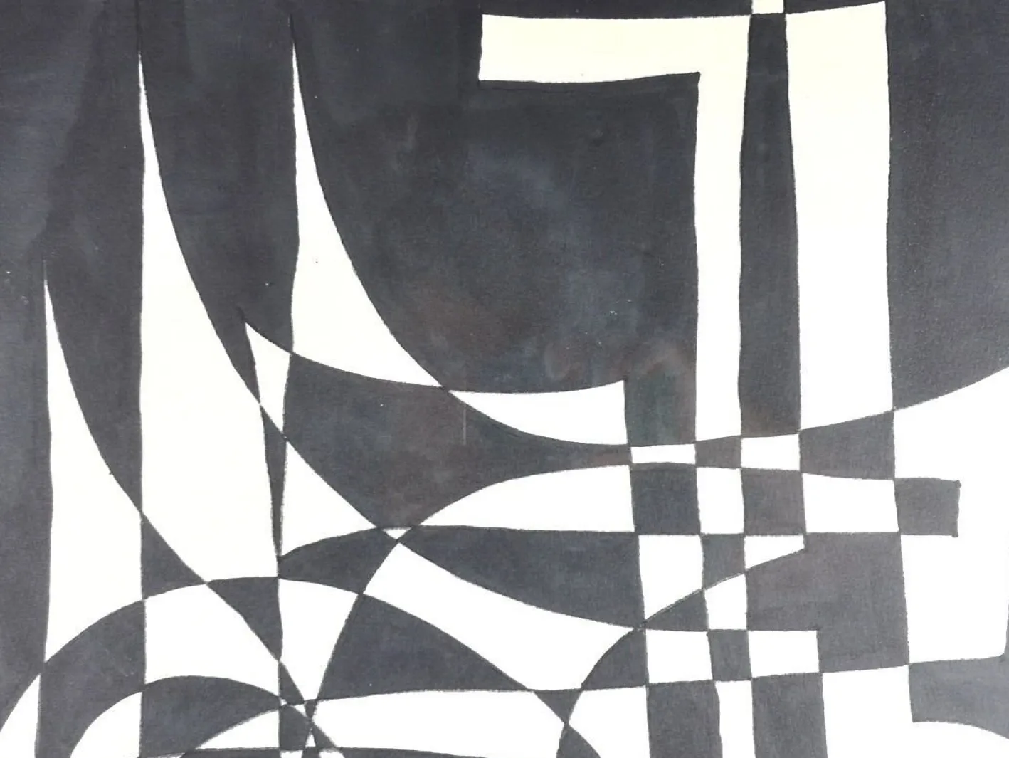 Untitled Gemälde von Karoly Szasz, 1974