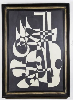 Untitled Gemälde von Karoly Szasz, 1974