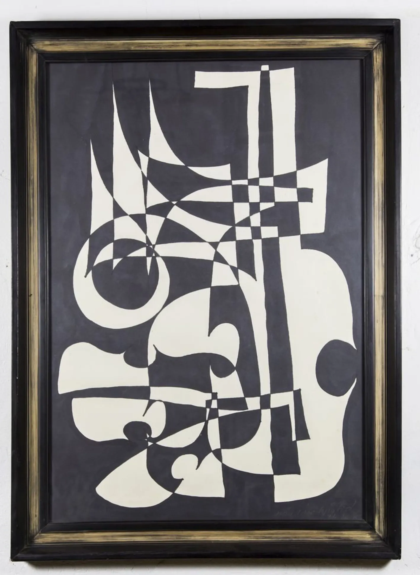 Untitled Gemälde von Karoly Szasz, 1974