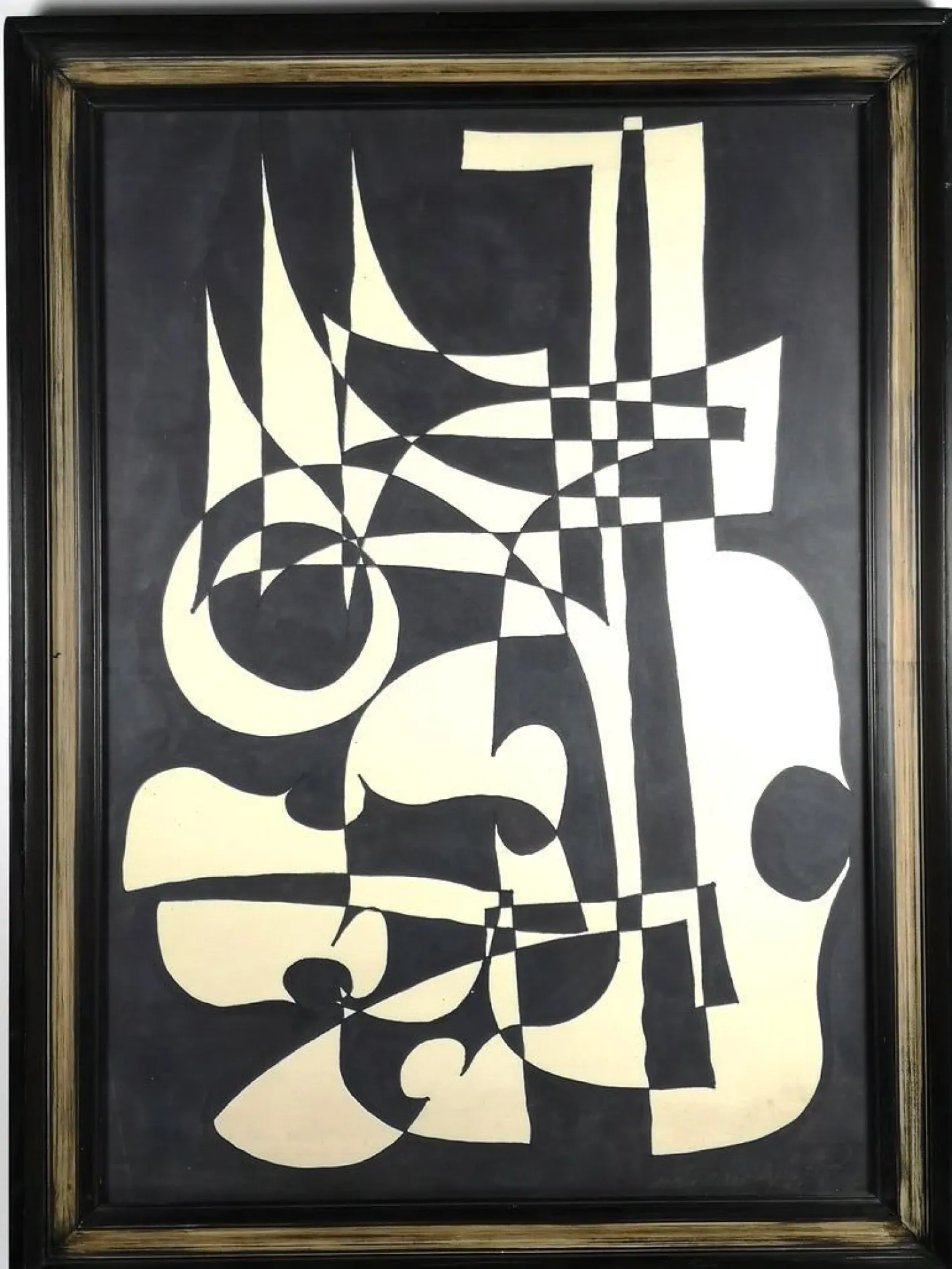 Untitled Gemälde von Karoly Szasz, 1974