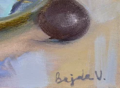 Valery Bayda, Abendstilleben, 2024, Öl auf Leinwand