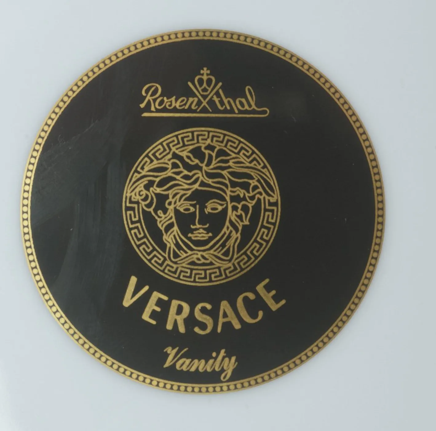 Vanity Modell Tablett & Vase von Versace Home Collection, 2er Set