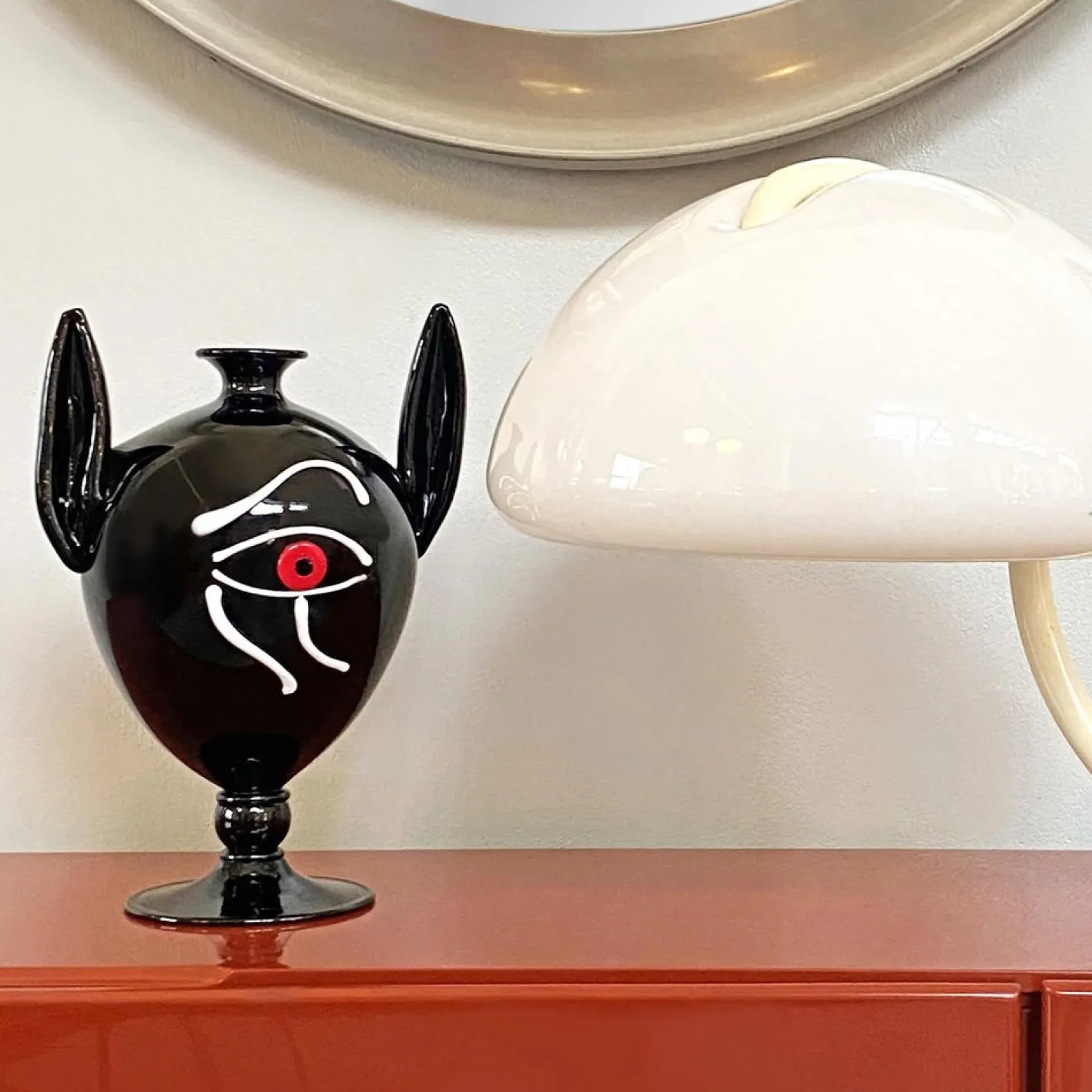 Veronese Prototype Vase aus Muranoglas von Cleto Munari, 2002