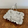 Versilberter Edwardischer Kuchenkorb, 1900er