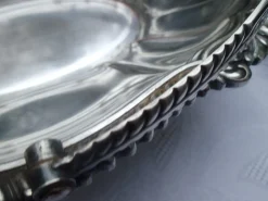 Versilberte Schale mit Henkel von WMF, 1930er