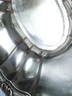 Versilberte Schale mit Henkel von WMF, 1930er