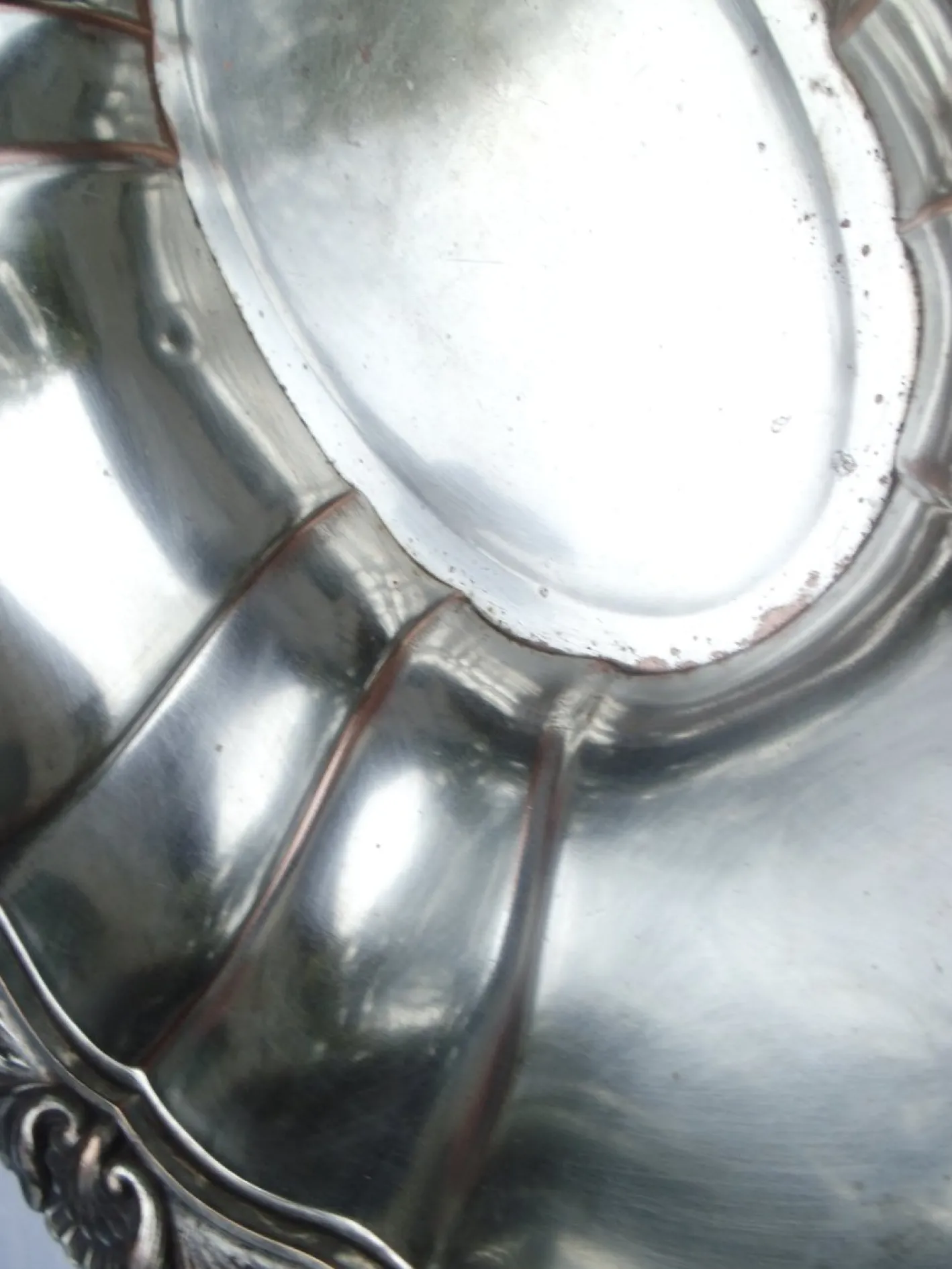 Versilberte Schale mit Henkel von WMF, 1930er