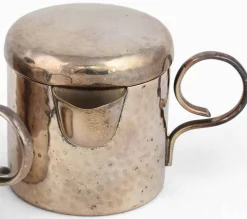 Versilberte Vintage Art Deco Kannen, Deutschland, 1930er, 2er Set