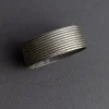 Versilberte Vintage Serviettenringe, 1960er, 4 . Set