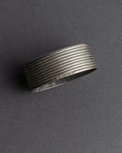Versilberte Vintage Serviettenringe, 1960er, 4 . Set