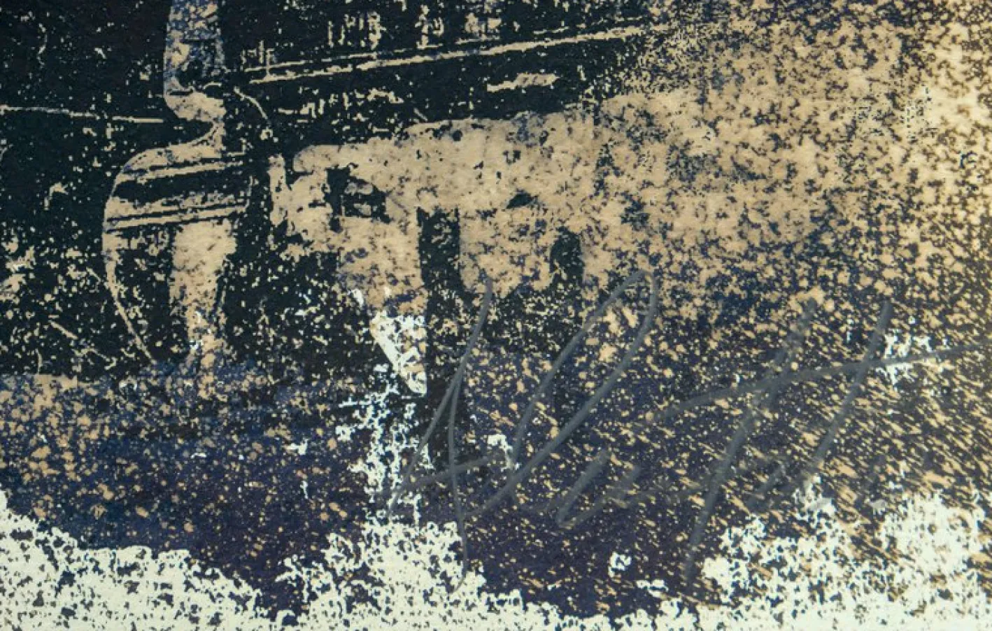 Vhils, Relic, Siebdruck