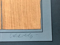 Victor Vasarely, Graphism on Wood, 1971, Handsignierte Serigraphie in Farben auf Karton