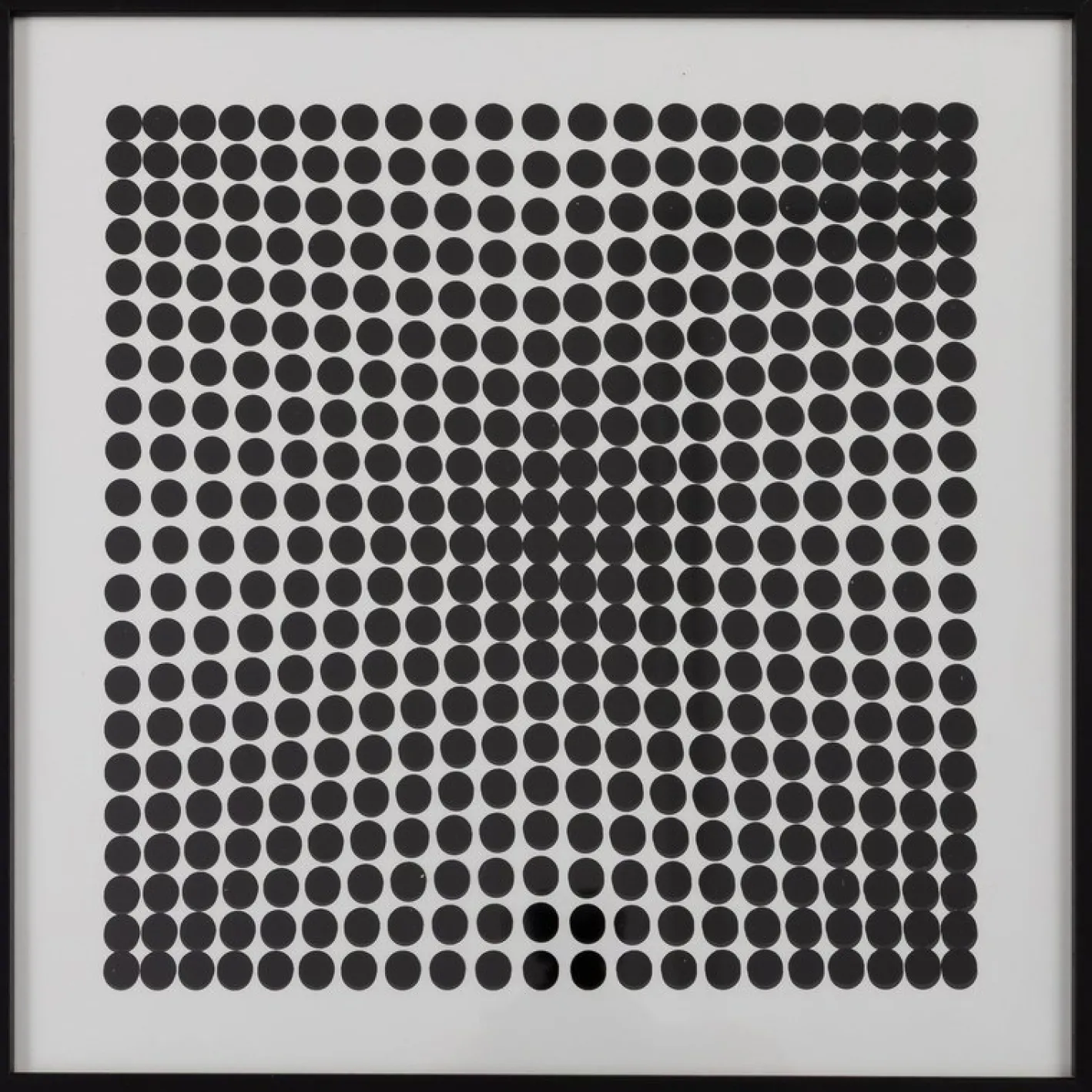 Victor Vasarely, Kinetic Composition IV, Druck