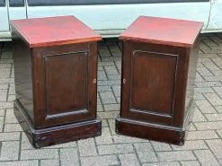 Viktorianische Nachtschränke, 2er Set