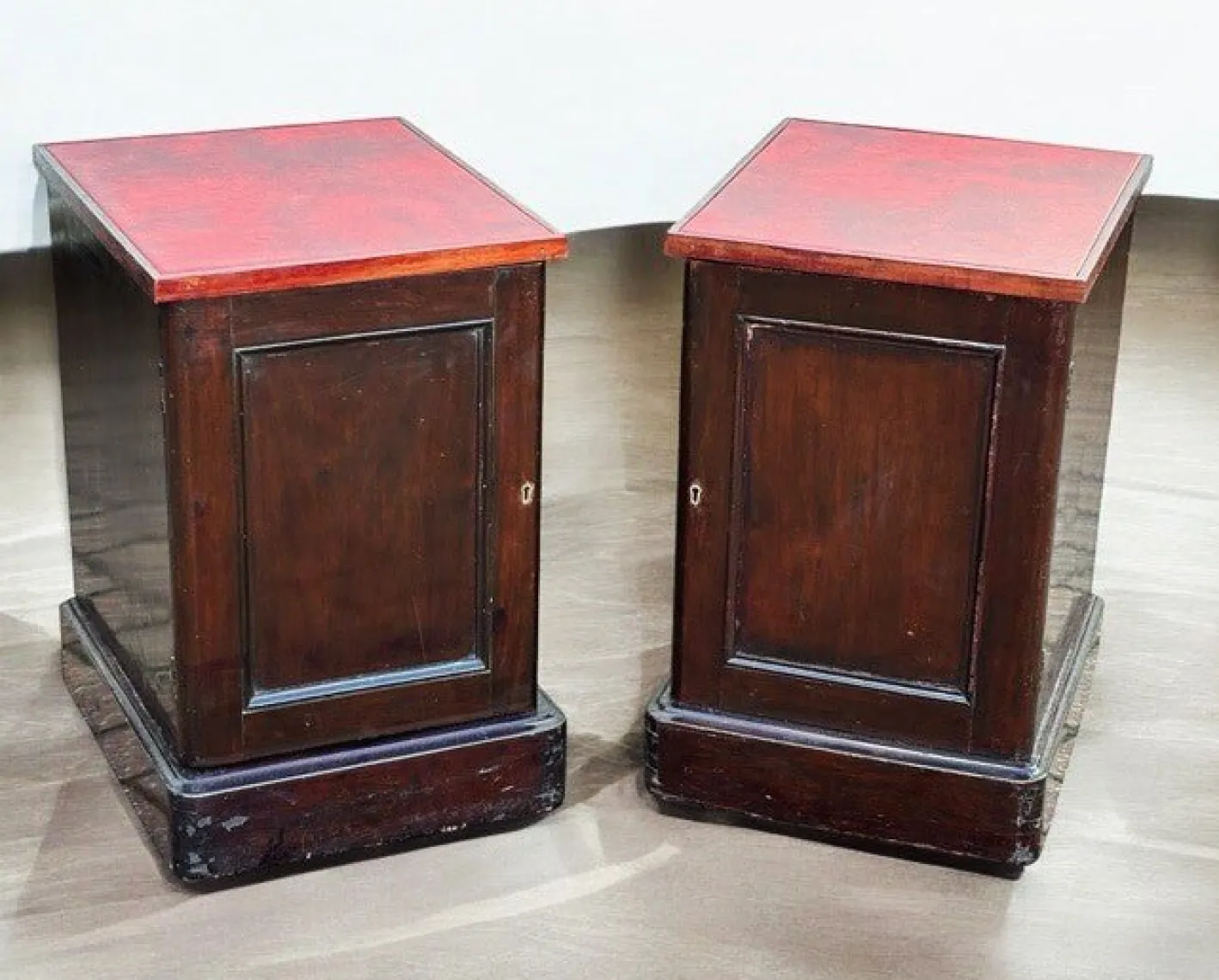 Viktorianische Nachtschränke, 2er Set