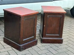Viktorianische Nachtschränke, 2er Set