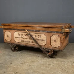 Viktorianischer Güterwagen mit Eichenholzplatte, 19. Jh., 1880er