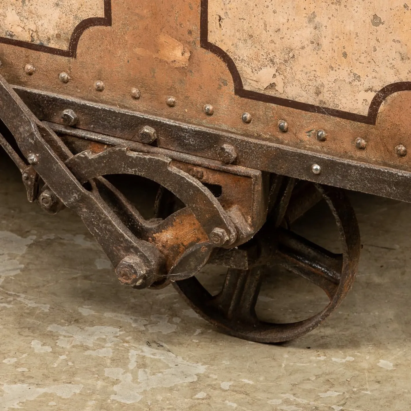 Viktorianischer Güterwagen mit Eichenholzplatte, 19. Jh., 1880er
