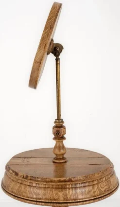 Viktorianischer Rasierständer aus Eschenholz, 1890