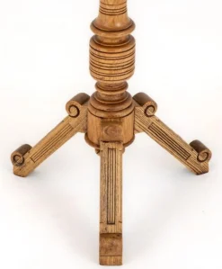 Viktorianischer Rasierständer aus Eschenholz, 1890