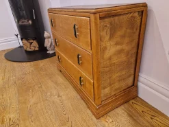 Vintage Art Deco Kommode aus Eiche, 1930er