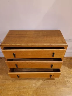 Vintage Art Deco Kommode aus Eiche, 1930er