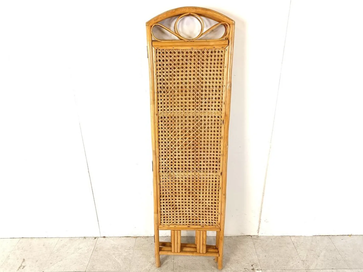 Vintage Bambus Wandschirm, 1970er