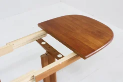 Vintage Danish Oval Extendable Dining Table in Teak, 1960s
