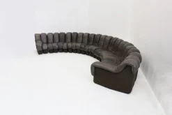 Vintage DS-600 Non Stop Snake Sofa von de Sede, 1970er, 22 Set