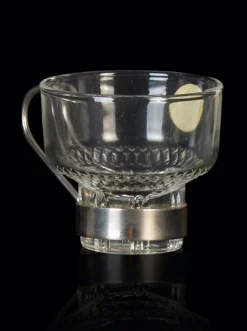 Vintage Glas Kaffeeservice, Italien, 1970er